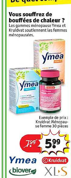 kruidvat ménopause femme ymea biover