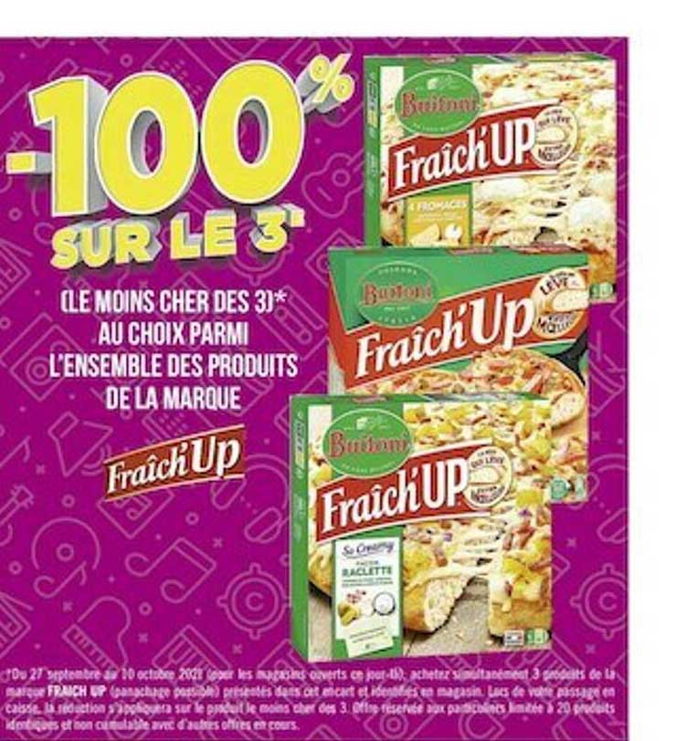 l'ensemble des produits de la marque fraîch'up