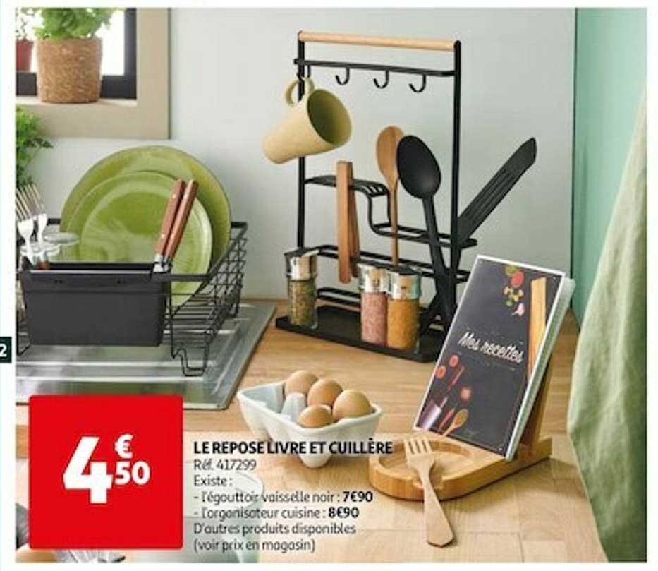 le repose livre et cuillère