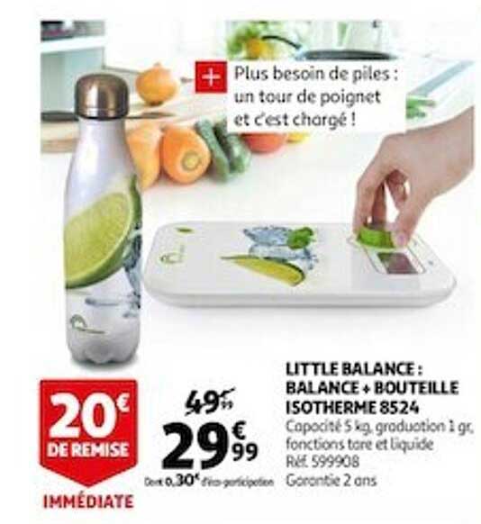 little balance: balance + bouteille isotherme
