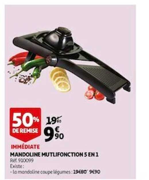 Mandoline Multifonction 5 En 1 50% De Remise Immédiate