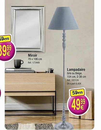 Miroir Lampadaire
