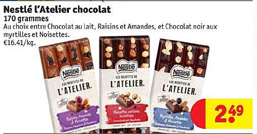 nesté l'atelier chocolat