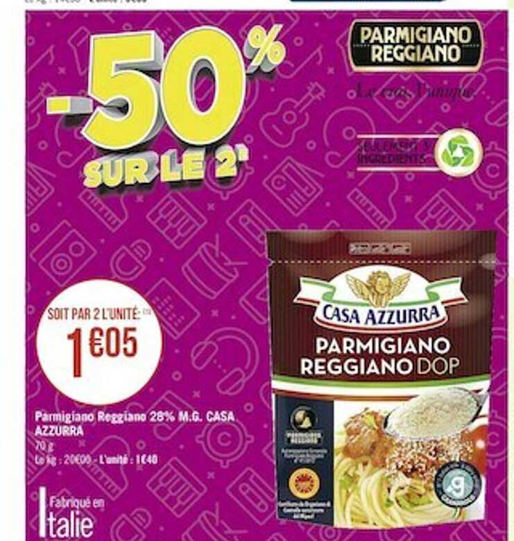 parmigiano reggiano 28% m.g. casa azzurra