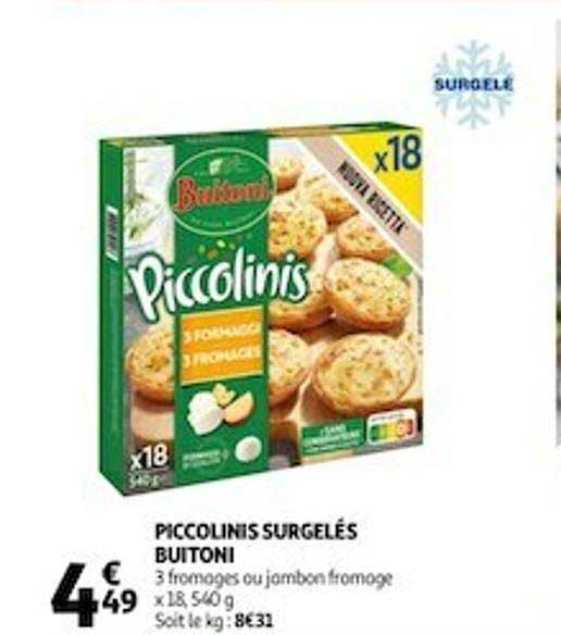 Piccolinis Surgelés Buitoni