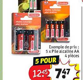 pile alcaline AA