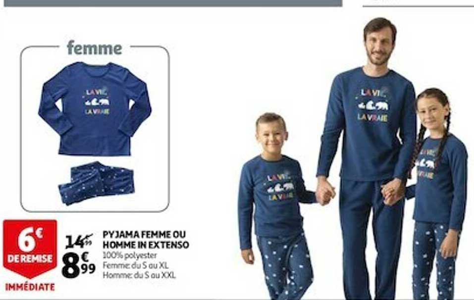 pyjama femme ou homme in extenso