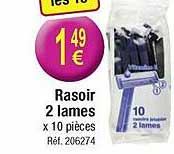 Rasoir 2 Lames