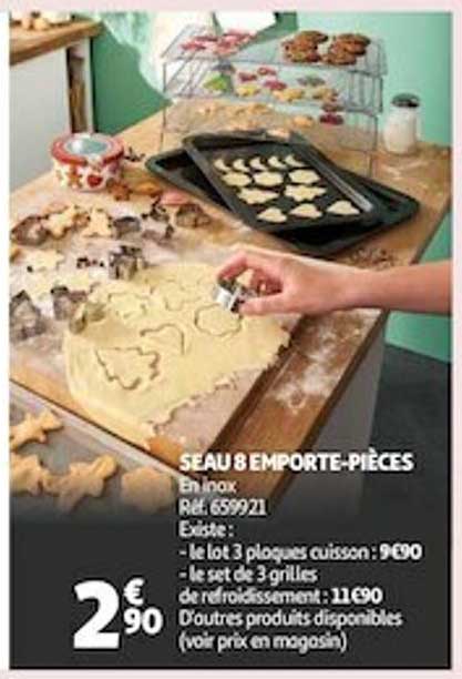 seau 8 emporte-pièces