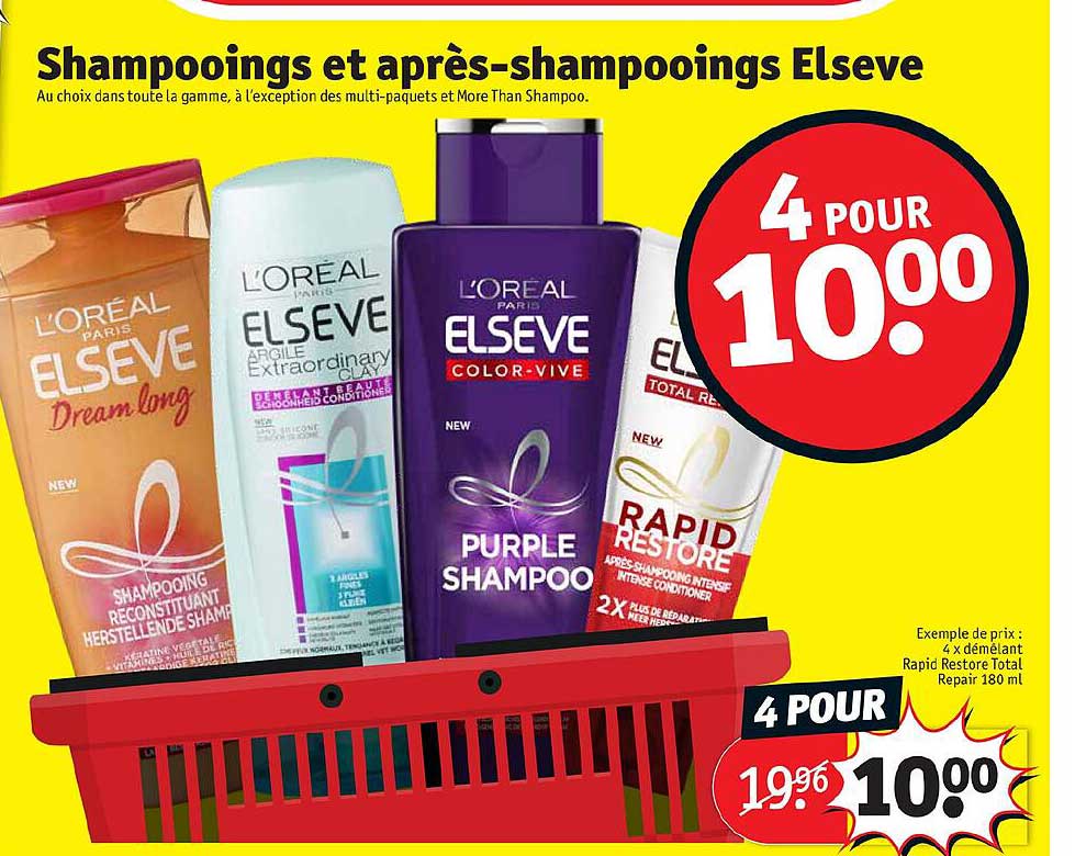 shampooings et après-shampooings elseve