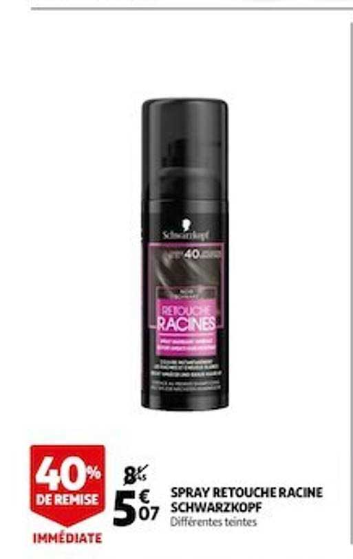 spray retouche racine schwarzkopf 40% de remise immédiate