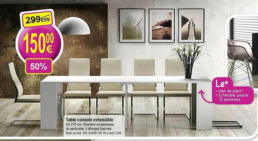 Table Console Extensible