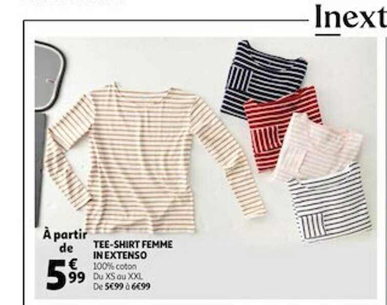 tee-shirt femme in extenso