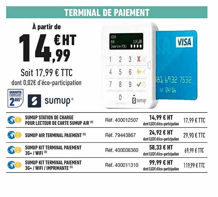 terminal de paiment sumup