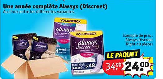 une année complète always (discreet)