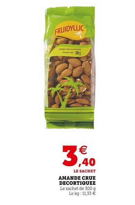 Amande Crue Décortiquée