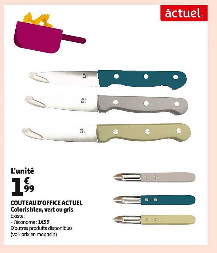 couteau d'office actuel