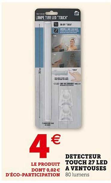 Détecteur Touch 27 Led à Ventouses