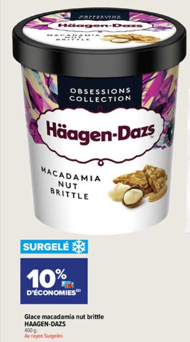 Glace Macadamia Nut Brittle Häagen-dazs