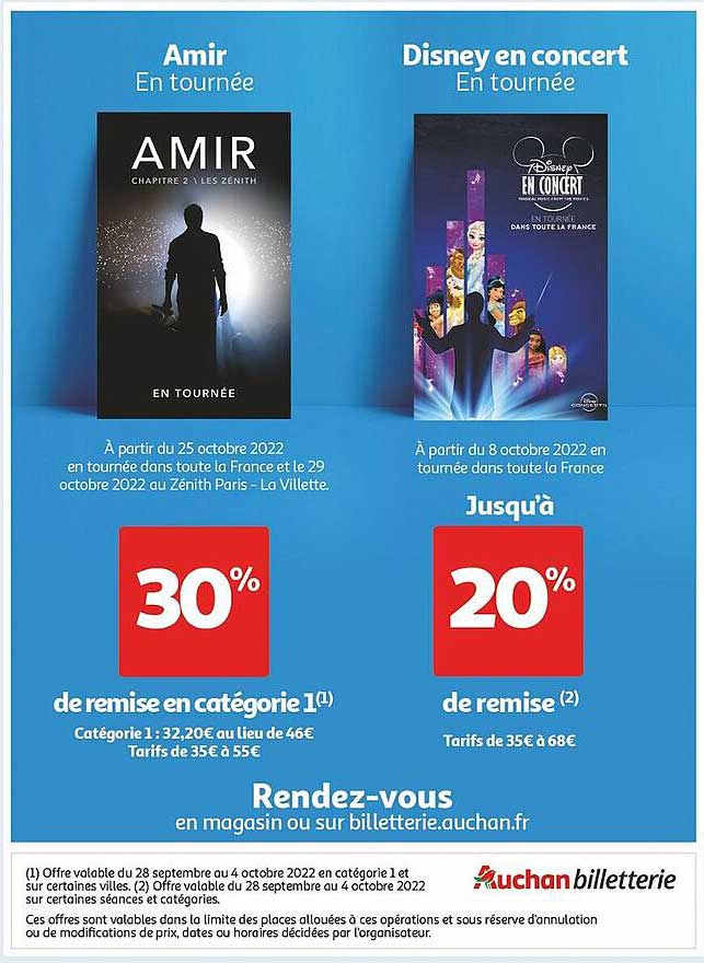 Amir En Tournée, Disney En Concert En Tournée