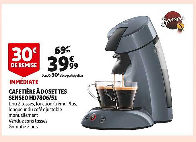 Cafetière à Dosettes Senseo Hd7806-51