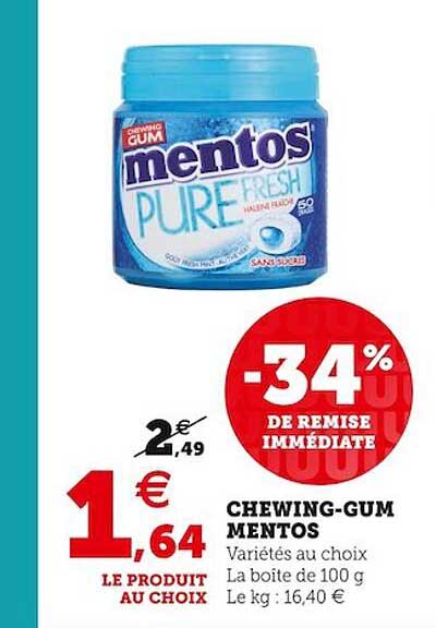 chewing-gum mentos