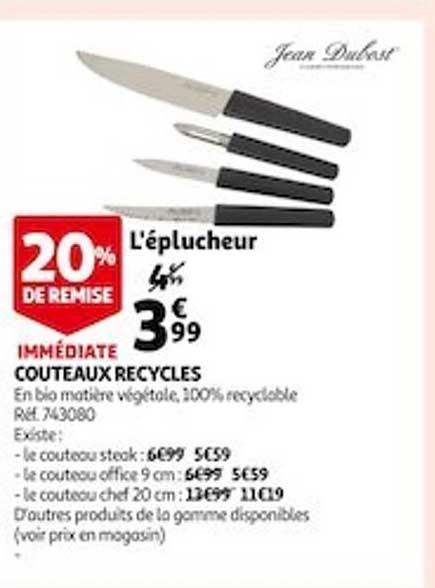 couteaux recyclés jean dubost
