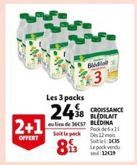 Croissance Blédilait Blédina