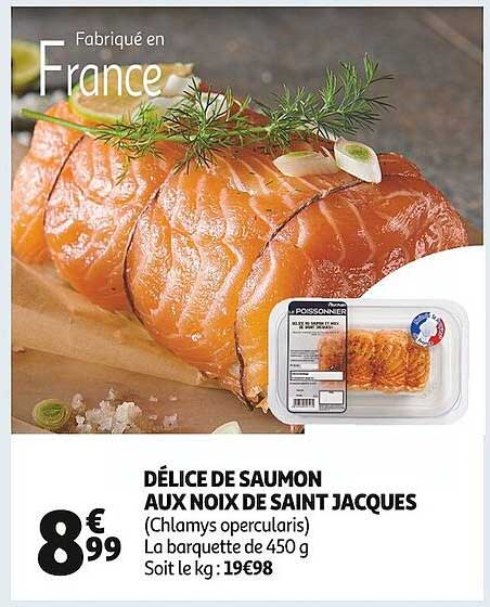 délice de saumon aux noix de saint jacques