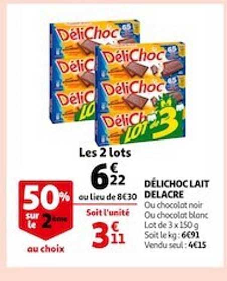 Délichoc Lait Delacre