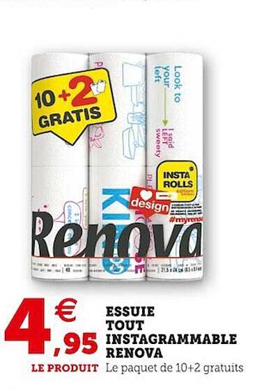 essuie tout instagrammable renova