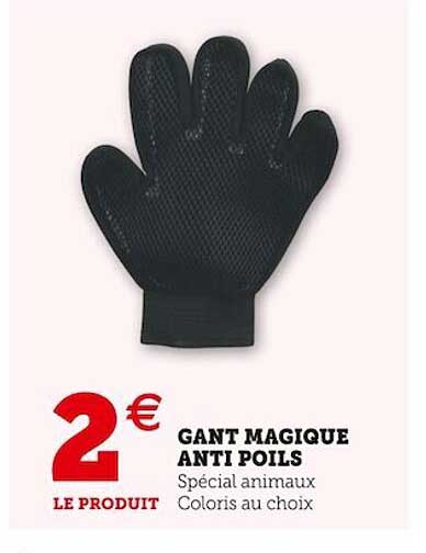 gant magique anti poils