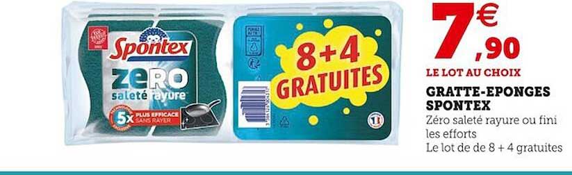 gratte-éponges spontex