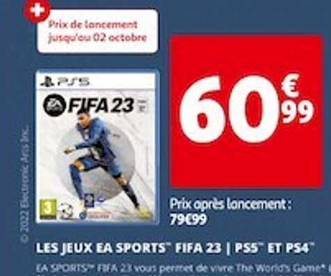 les jeux ea sports fifa 23-ps5 et ps4