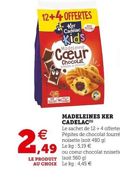 madeleines ker cadelac