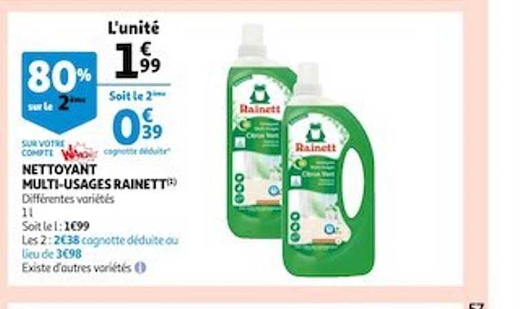 Nettoyant Multi-usages Rainett