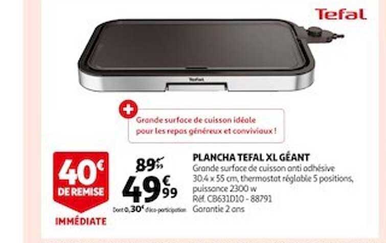Plancha Tefal Xl Géant