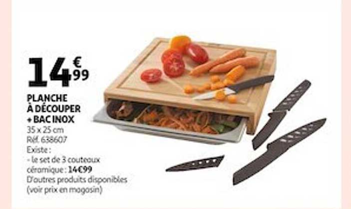 Planche à Découper + Bac Inox