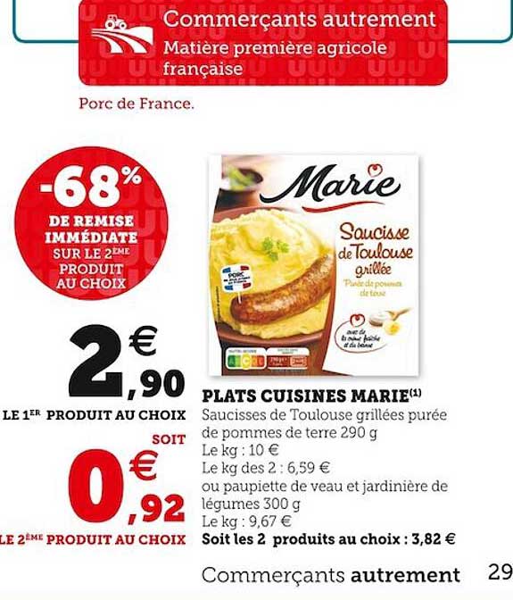 Plats Cuisinés Marie