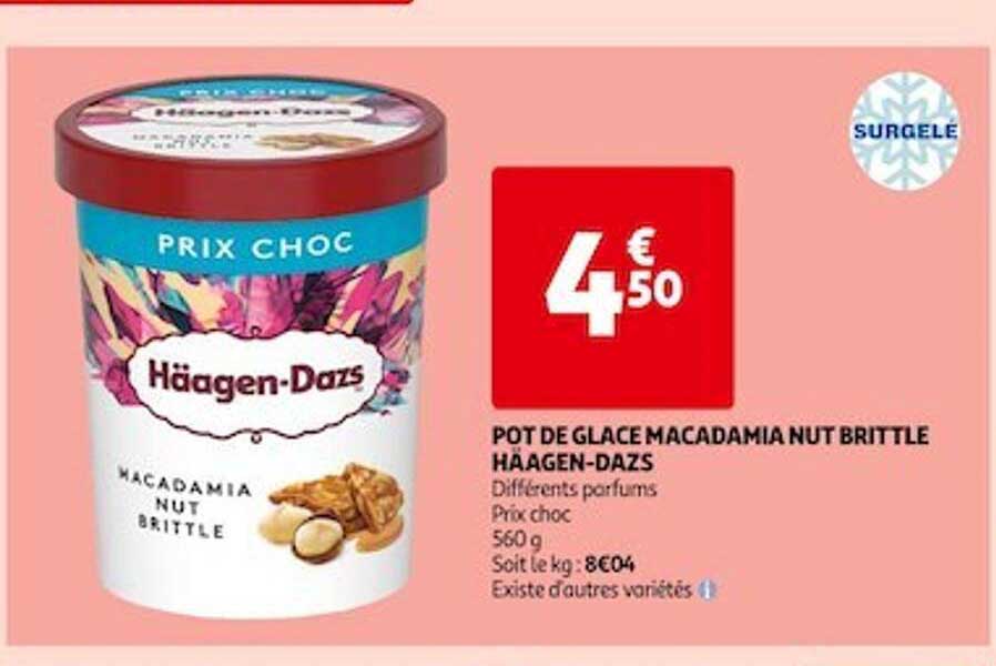 Pot De Glace Macadamia Nut Brittle Häagen-dazs