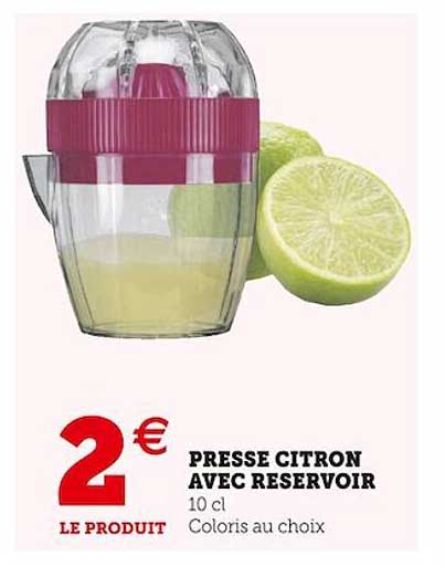 Presse Citron Avec Réservoir