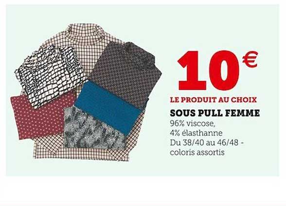 sous pull femme