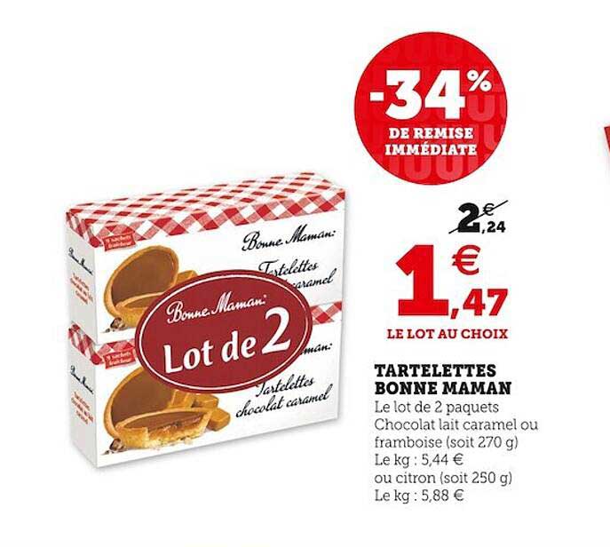 tartelettes bonne maman