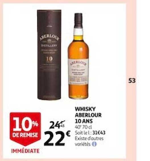 whisky aberlour 10 ans