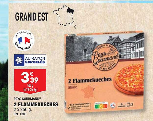 2 Flammekueches Pays Gourmand