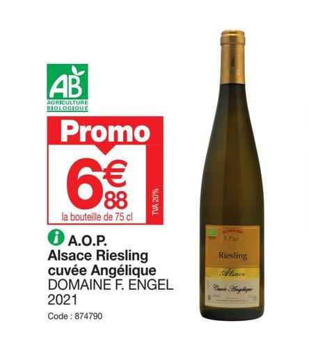 a.o.p. alsace riesling cuvée angélique domaine f. engel 2021