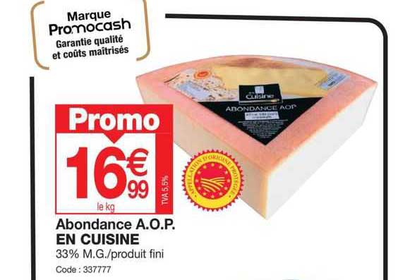 Abondance A.o.p. En Cuisine