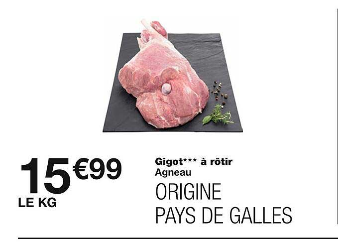 Agneau : Gigot*** à Rôtir