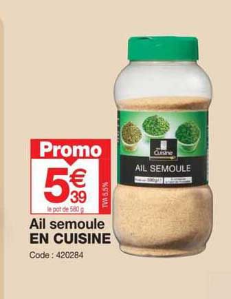 Ail Semoule En Cuisine