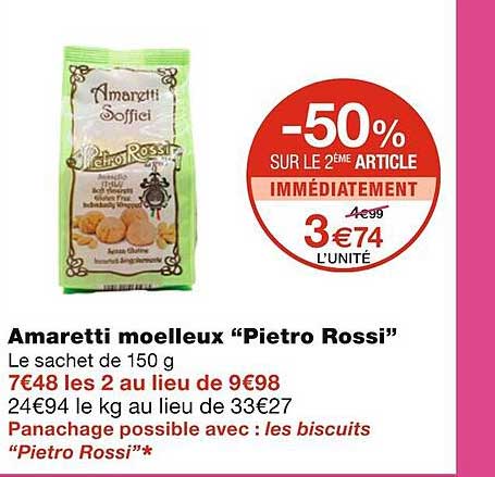 Amaretti Moelleux "pietro Rossi"